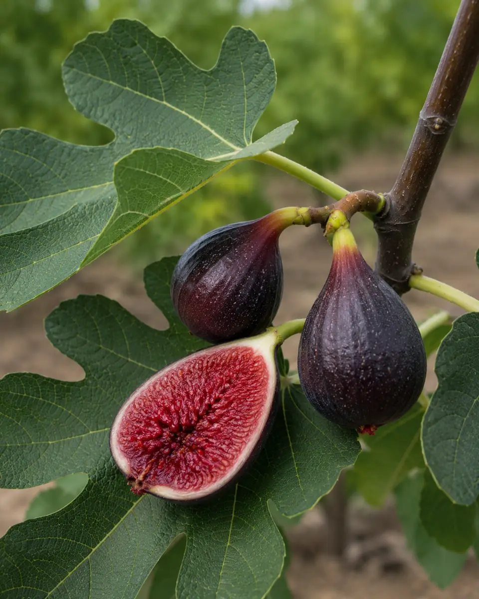 Ficus carica Violette de Bordeaux — bardzo ciemne figi
